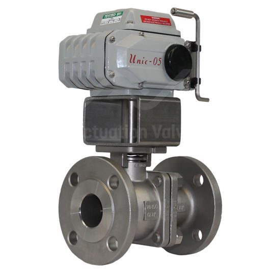 High Temperature PN16 Stainless Steel Electric Actuated Ball Valves